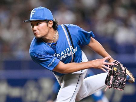 　初完封で７勝目を挙げた日本ハム・伊藤＝バンテリンドーム