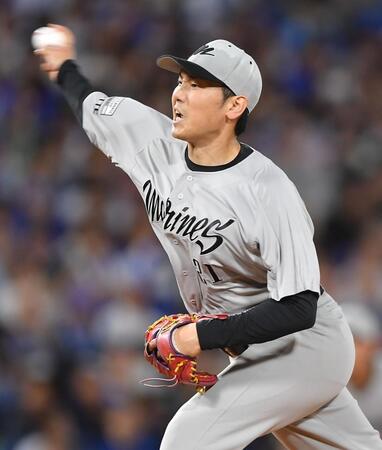 　力投する石川柊（撮影・開出牧）