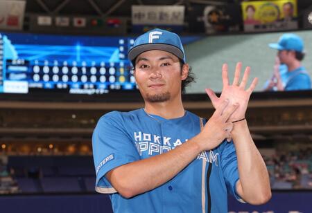 　完封で７勝目を挙げた伊藤（撮影・佐々木彰尚）