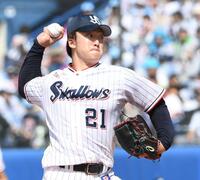 　オリックス打線を相手に力投する吉村（撮影・佐藤厚）