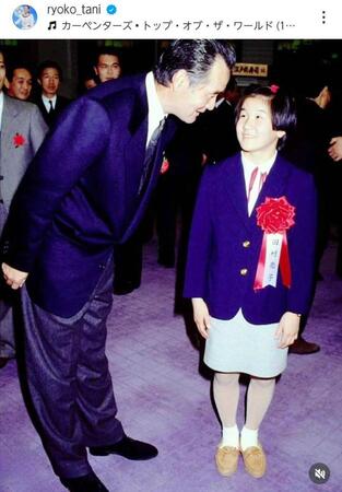 　谷亮子さんのインスタグラム（ｒｙｏｋｏ＿ｔａｎｉ）より 