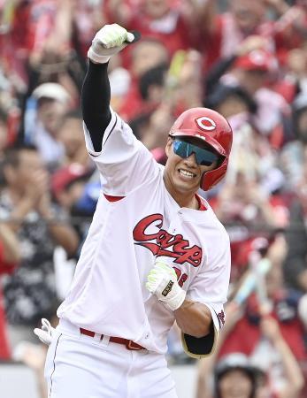 広５-２楽（２２日）　代打中村奨が逆転３点打