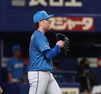 　１回。先制点を許した金村（撮影・佐々木彰尚）