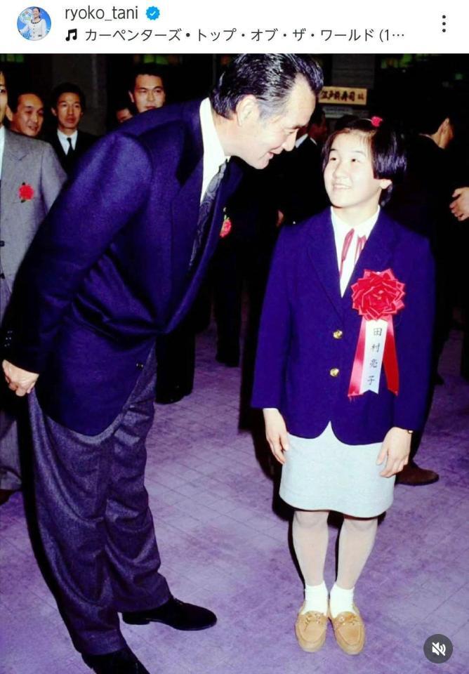 　谷亮子さんのインスタグラム（ｒｙｏｋｏ＿ｔａｎｉ）より 