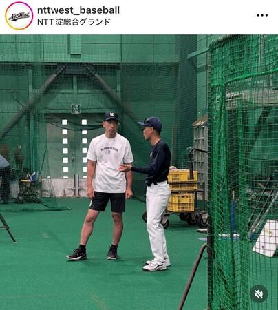 ＮＴＴ西日本硬式野球部インスタグラム（ｎｔｔｗｅｓｔ＿ｂａｓｅｂａｌｌ）より