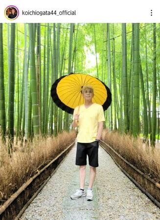 　緒方耕一氏のインスタグラム（ｋｏｉｃｈｉｏｇａｔａ４４＿ｏｆｆｉｃｉａｌ）より