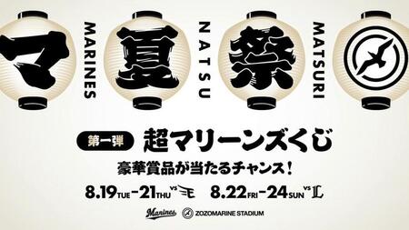 　ロッテが開催する「超マリーンズくじ」（球団提供）
