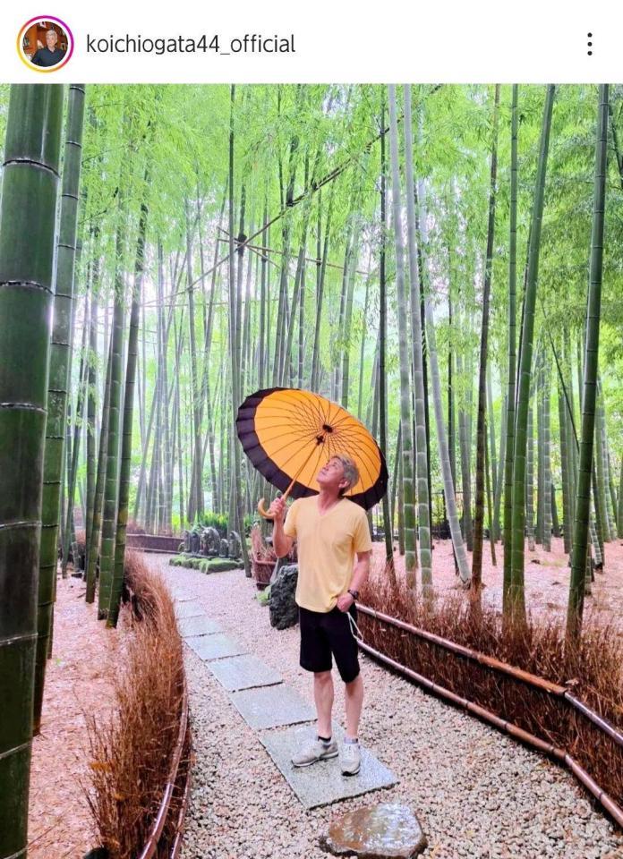 　緒方耕一氏のインスタグラム（ｋｏｉｃｈｉｏｇａｔａ４４＿ｏｆｆｉｃｉａｌ）より