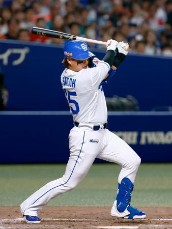 中３-２広（２７日）　佐藤が勝ち越し打