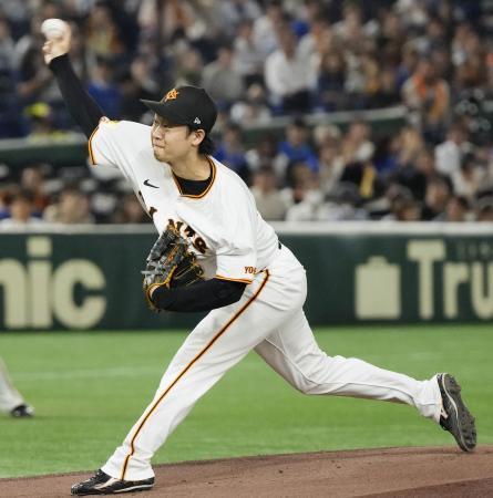 　ＤｅＮＡ戦に先発した巨人・山崎＝東京ドーム