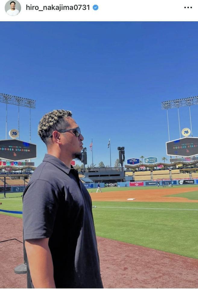 　中島宏之氏のインスタグラム＠ｈｉｒｏ＿ｎａｋａｊｉｍａ０７３１より