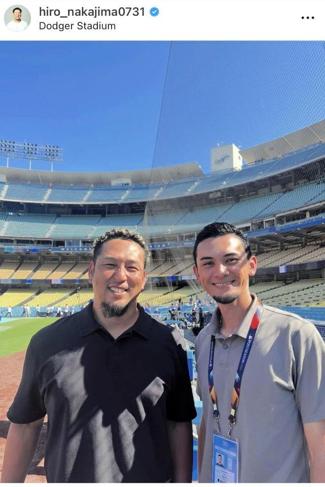 　中島宏之氏のインスタグラム＠ｈｉｒｏ＿ｎａｋａｊｉｍａ０７３１より