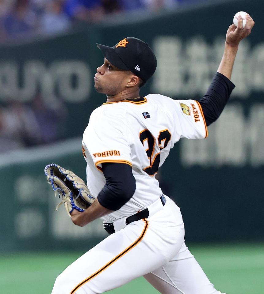 巨人・マルティネス 開幕30戦連続0封 NPB歴代3位浮上＆セ