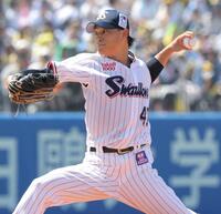 　阪神戦に先発する高橋（撮影・西岡正）