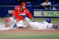 　９回、打者山本のとき、代走の三走尾田が本盗を狙うがタッチアウトとなり試合終了。捕手石原