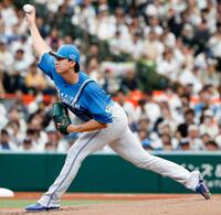 　西武戦に１失点でプロ初完投し、５勝目を挙げた達