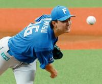 　西武戦に１失点でプロ初完投し、５勝目を挙げた達