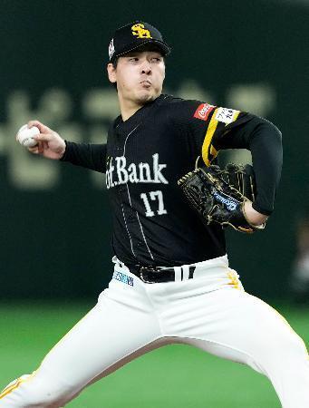 　日本ハム戦に先発したソフトバンク・有原＝東京ドーム