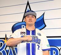 　ファン投票でオールスター戦に選出された牧（撮影・佐藤厚）