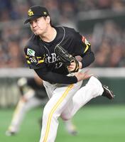 　力投する有原（撮影・開出牧）