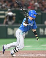 　８回、一ゴロに倒れた清宮幸（撮影・開出牧）