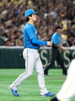 　６回、先制の犠飛を許した北山