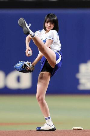 「こんな私でも…」美脚高々豪快脚上げ始球式話題の美人雀士がパフォーマンスに込めた想い