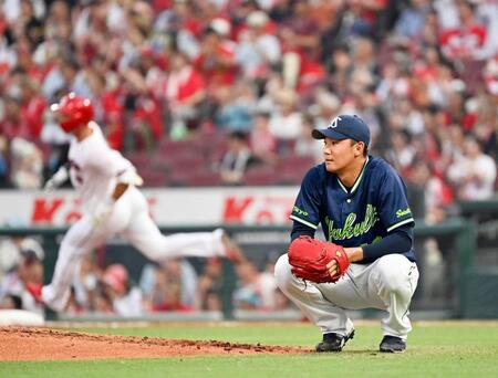 　３回、中村奨（奥）に２ランを浴びた奥川