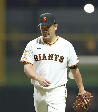 　５回４失点の田中将（撮影・佐々木彰尚）