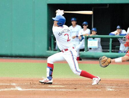 　４安打３打点の活躍を見せた日産自動車・石飛