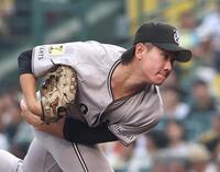 　先発し力投する井上（撮影・北村雅宏）