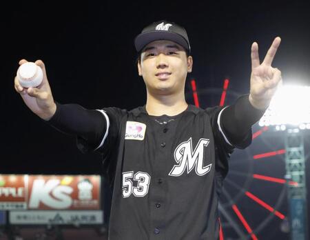高卒２年目、ロッテ・木村が先発初勝利「重みがある」　自己最長６回２／３を３失点