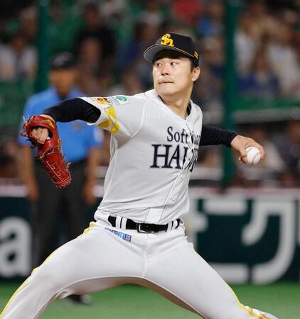 　日本ハム戦に先発した松本晴