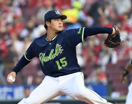 広０-５ヤ（３日）　中村優がプロ初勝利