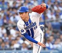 　中日戦に先発した小園