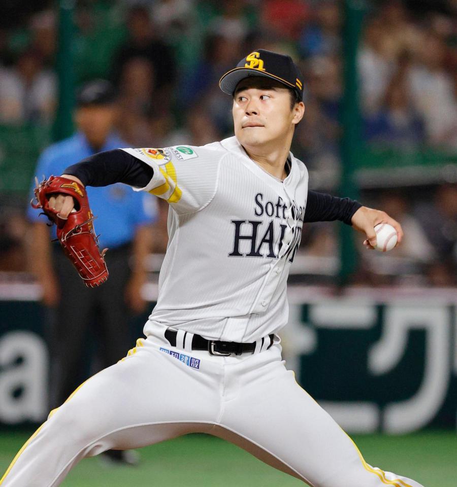 　日本ハム戦に先発した松本晴