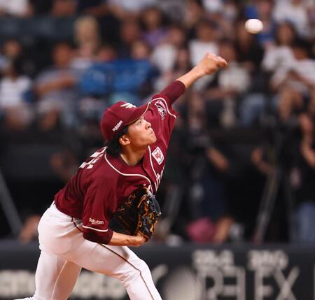 　日本ハム戦に先発する早川（撮影・中島達哉）