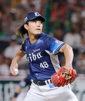 　ソフトバンク戦に先発した今井