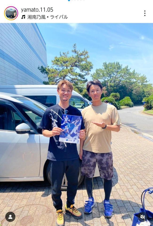 　大和のインスタグラム（ｙａｍａｔｏ．１１．０５）より