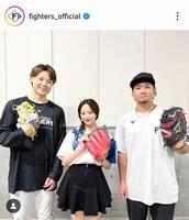 　日本ハムのインスタグラム（＠ｆｉｇｈｔｅｒｓ＿ｏｆｆｉｃｉａｌ）から