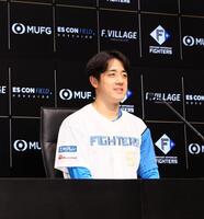 　オールスターの監督推薦に選ばれ、抱負を語る北山（撮影・中島達哉）