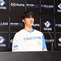 　オールスターの監督推薦に選ばれ、抱負を語る達（撮影・中島達哉）