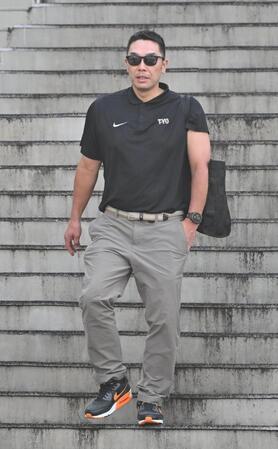 　中日戦を前に山形県入りした阿部監督