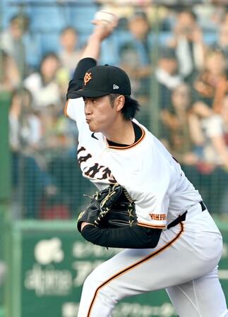 　中日戦に先発した西舘