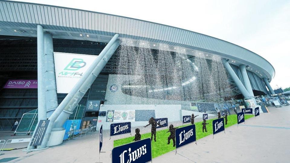 　ベルーナドームに導入される「滝設備」（球団提供）