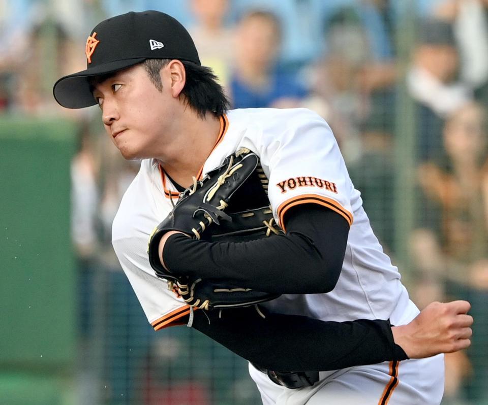 　中日戦に先発した西舘