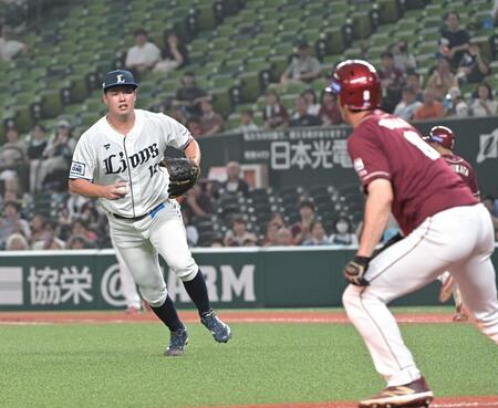 西武　渡辺負傷降板響いた敗戦　右内転筋に張りで　西口監督「大事を取って早めに交代」