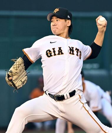 　中日戦に先発した井上