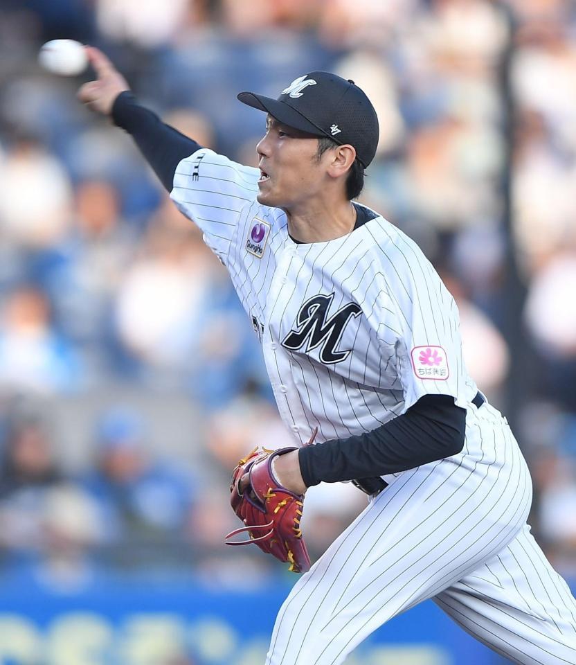 　力投する石川柊（撮影・開出牧）