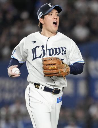 ロ１-５西（１２日）　与座、８回１失点で白星